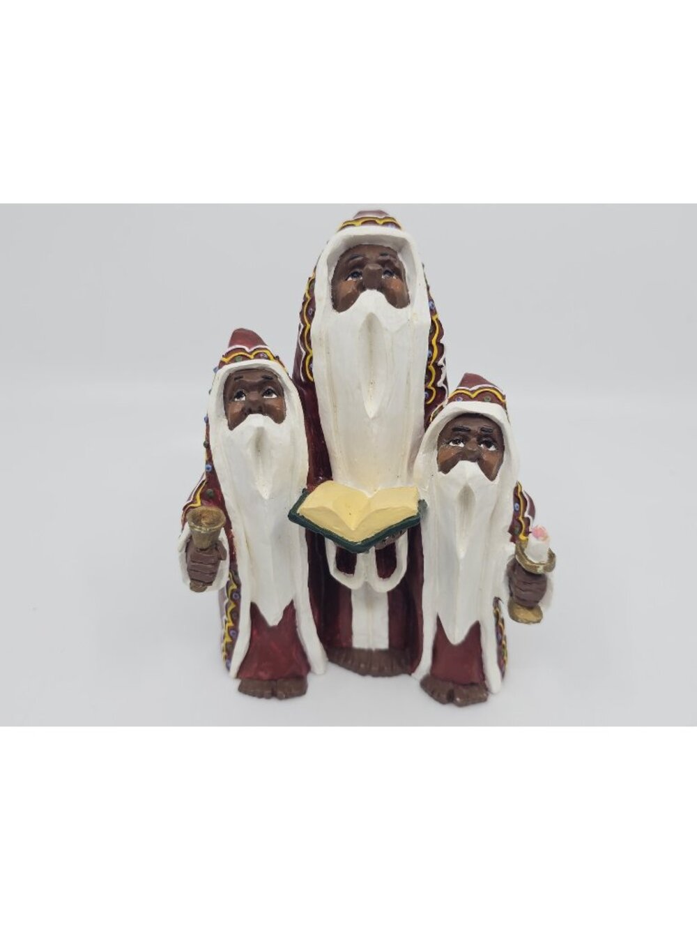 VTG House Of Lloyd Christmas Around The World Santa Carolers Resin Figurine 1997